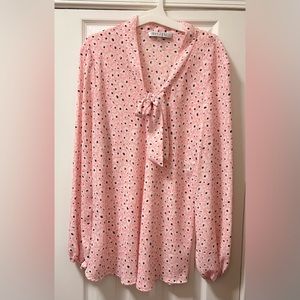 pink blouse
